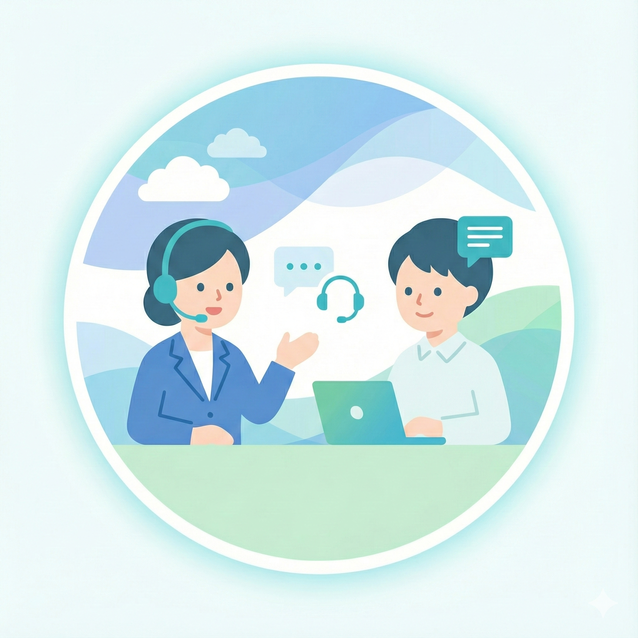 無料相談のイラスト